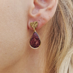 Merlot earrings