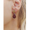 Merlot earrings