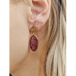 Merlot earrings