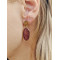 Merlot earrings