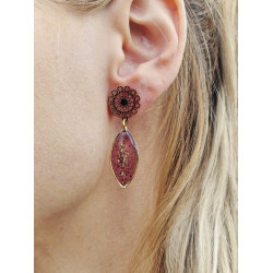 Merlot earrings