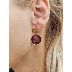 Merlot earrings
