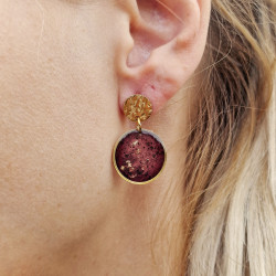 Merlot earrings