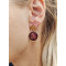 Merlot earrings