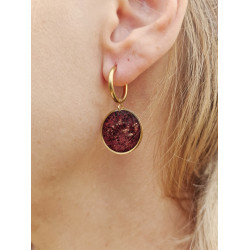 Merlot earrings