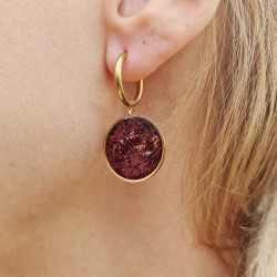Merlot earrings