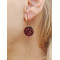 Merlot earrings