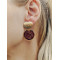 Merlot earrings
