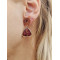Merlot earrings