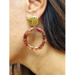 Vine leaves earrings