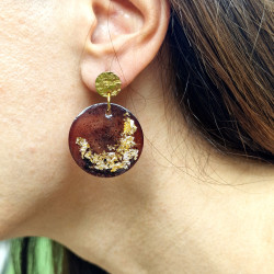 Merlot and xinomavro earrings