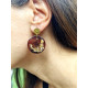 Merlot and xinomavro earrings