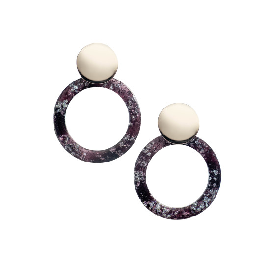 Merlot earrings
