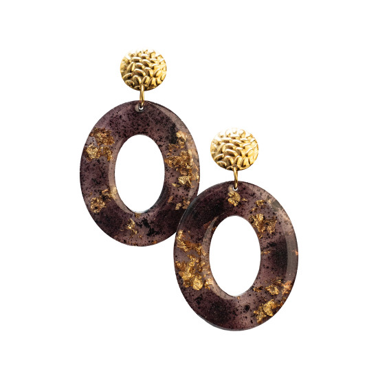 Merlot earrings