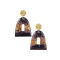 Merlot earrings